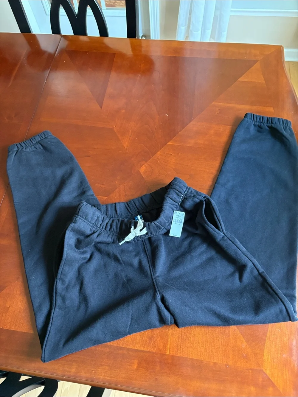 Youth Old Navy Black Drawstring Jogger Sweatpants Sz XL 14-16 NWT